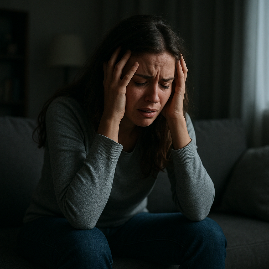 anxiété dans un salon calme anxiété dans un salon calme